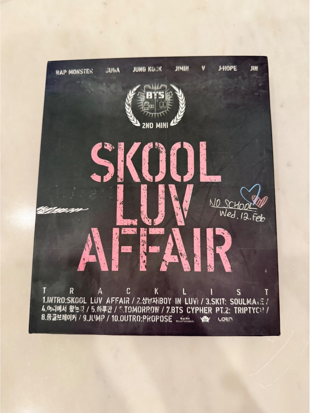 BTS Skool Luv Affair album